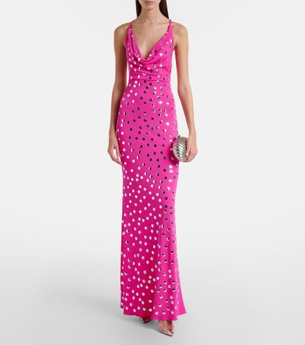 David Koma Robe longue à pois - David Koma - Modalova