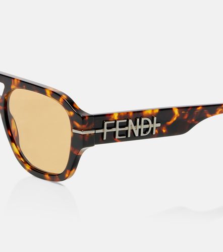 Lunettes de soleil graphy aviateur - Fendi - Modalova