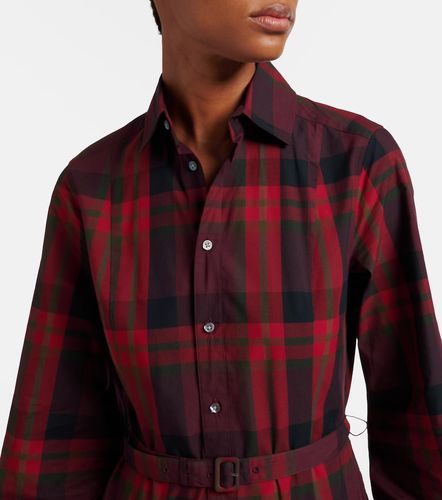 Robe chemise en coton mélangé à carreaux - Polo Ralph Lauren - Modalova