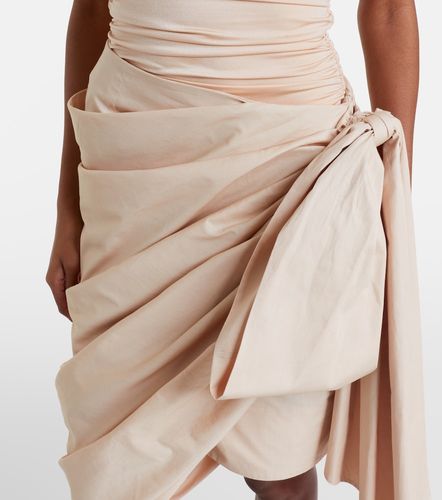 Chloé Jupe midi en coton à nœud - Chloe - Modalova