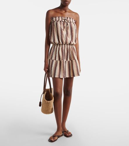 Robe bustier Isla à rayures - Melissa Odabash - Modalova