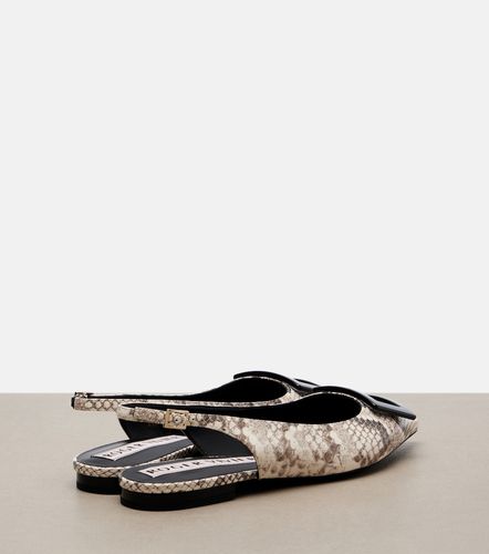 Ballerines Gommettine en cuir façon serpent - Roger Vivier - Modalova