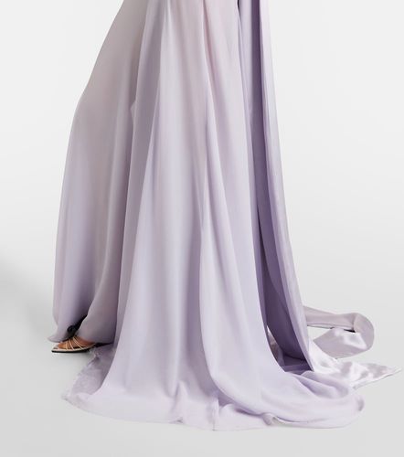 McQueen Robe longue en soie - McQueen - Modalova