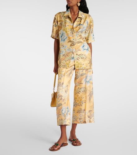 Pantalon ample en soie à imprimé - Etro - Modalova