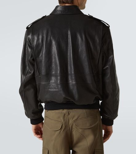 Burberry Veste bomber en cuir - Burberry - Modalova