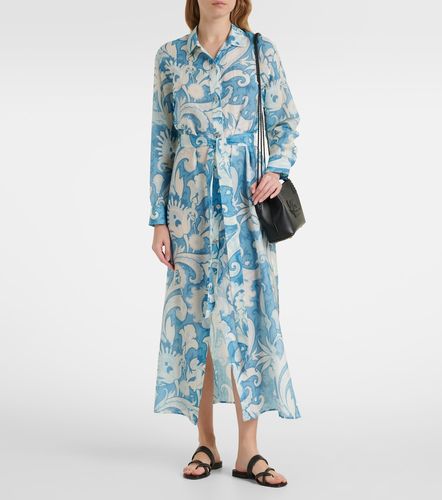 Etro Robe chemise en coton et soie - Etro - Modalova