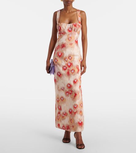 Robe longue Bettina imprimée en lin - SIR - Modalova