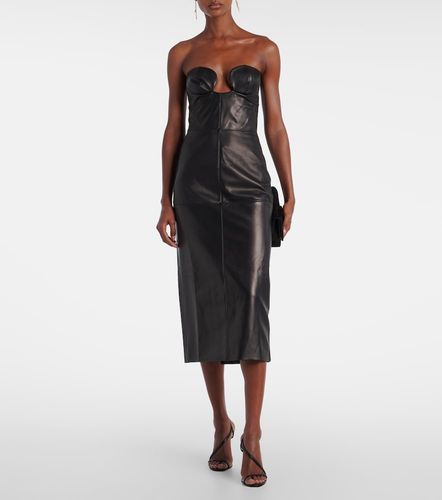 Nensi Dojaka Robe corset en cuir - Nensi Dojaka - Modalova