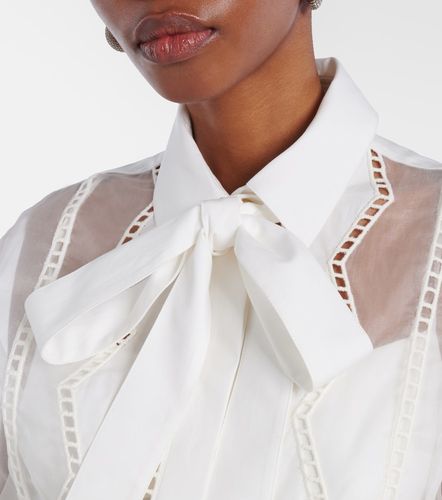 Blouse en coton et soie mélangés - Elie Saab - Modalova