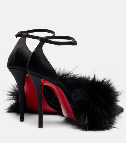 Escarpins Zanzee 100 en crêpe de satin - Christian Louboutin - Modalova