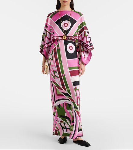 Robe longue Vivara en satin de soie - Pucci - Modalova