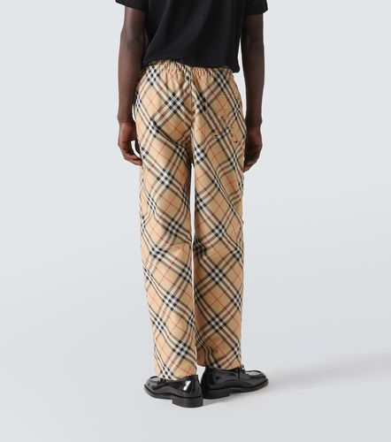 Pantalon de survêtement à carreaux - Burberry - Modalova