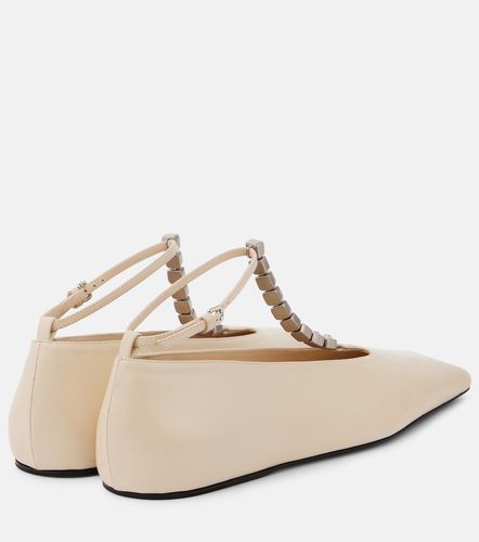 Ballerines en cuir à cristaux - Jil Sander - Modalova