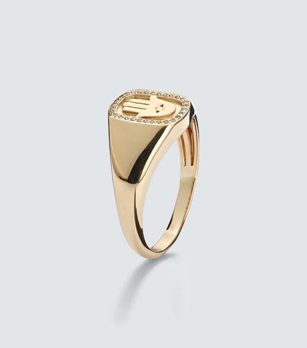 Bague Hamsa Icon en or 14 ct et diamants - Sydney Evan - Modalova