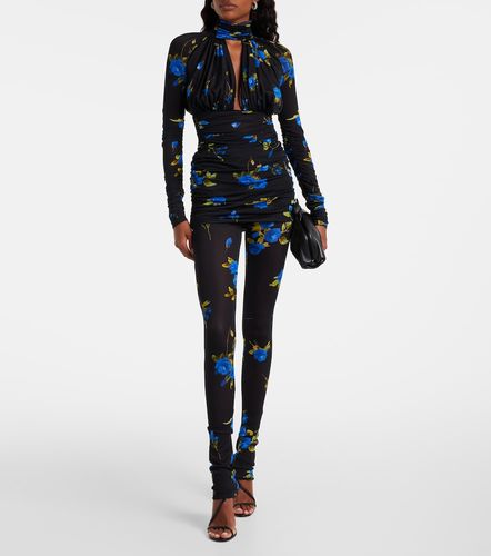Blumarine Legging à fleurs - Blumarine - Modalova