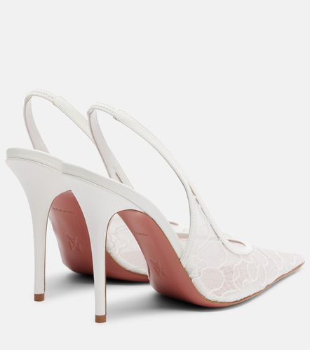 Escarpins slingback Anok en dentelle - Amina Muaddi - Modalova