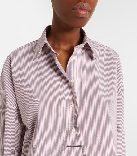 Chemise rayée en coton mélangé - Brunello Cucinelli - Modalova