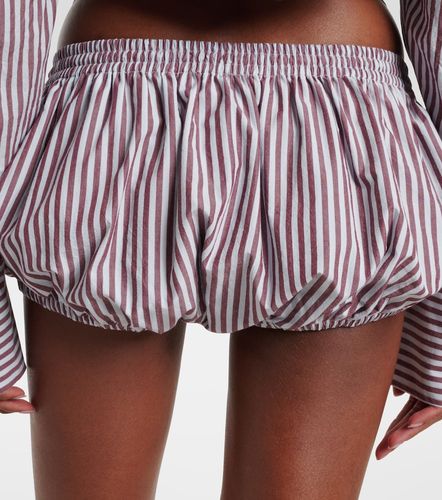 Short en coton à rayures - The Attico - Modalova