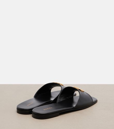 Gucci Mules Double G en cuir - Gucci - Modalova