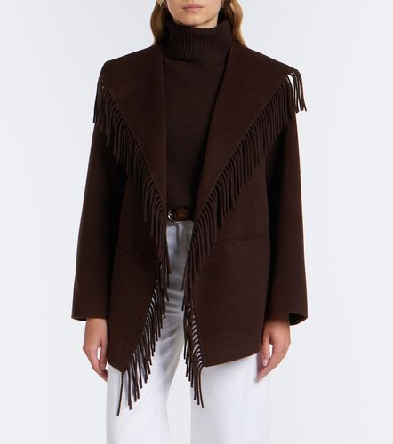 Veste en laine mélangée à franges - Simkhai - Modalova