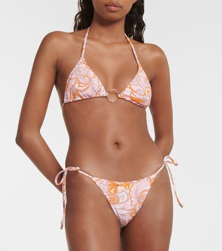 Culotte de bikini Miami imprimée taille basse - Melissa Odabash - Modalova
