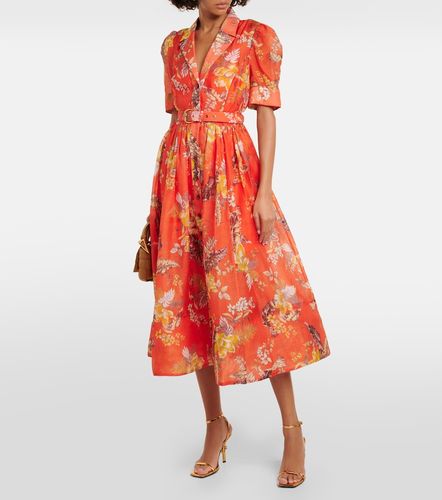 Robe chemise Matchmaker en lin et soie - Zimmermann - Modalova