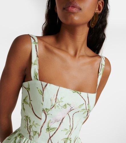 Robe Lima en lin à imprimé - Agua by Agua Bendita - Modalova