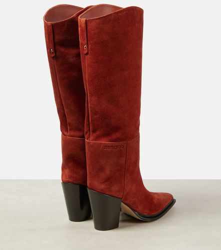 Jimmy Choo Bottes Cece 80 en daim - Jimmy Choo - Modalova