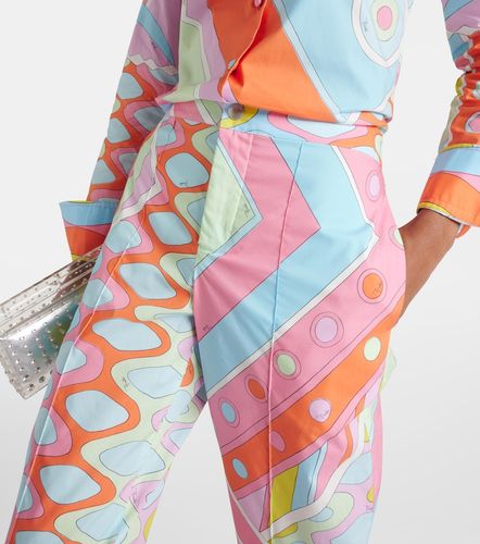 Pantalon droit Vivara en coton - Pucci - Modalova