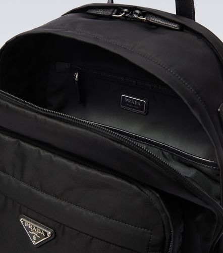 Sac à dos en Re-Nylon et cuir - Prada - Modalova