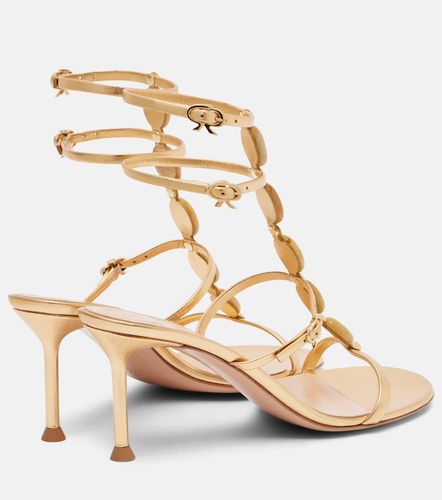 Sandales Shanti 70 en cuir à ornements - Gianvito Rossi - Modalova