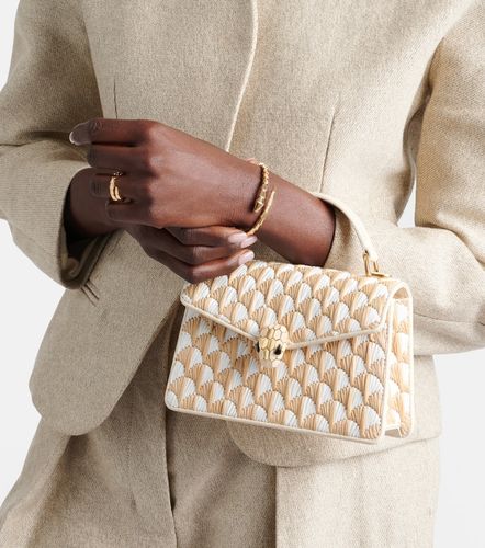 Sac Serpenti Forever Mini en raphia - Bvlgari - Modalova