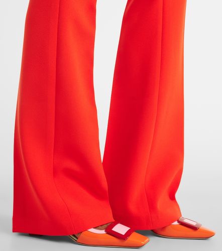 Pantalon évasé Alexa en crêpe - Safiyaa - Modalova
