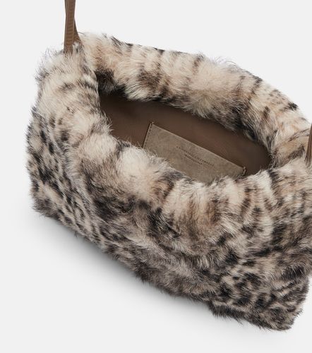 Sac porté épaule Mellow Small en shearling - Brunello Cucinelli - Modalova