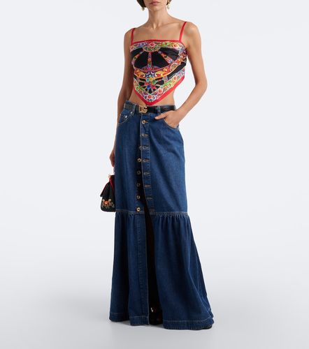 Dolce&Gabbana Jupe longue en denim - Dolce&Gabbana - Modalova