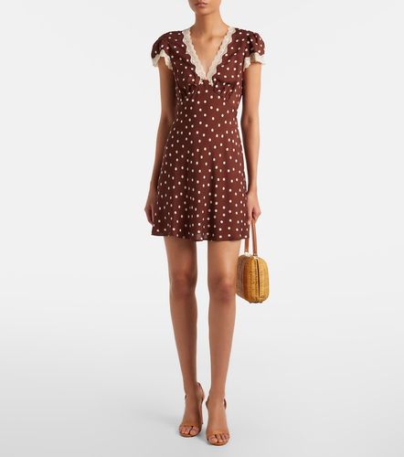 Robe Cely à pois et finitions en dentelle - Rixo - Modalova