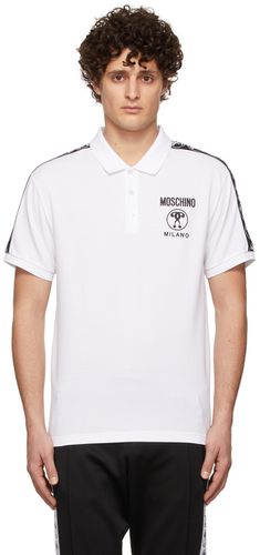 Moschino pour homme en coloris Noir Polo Smiley en piqué de coton Homme Vêtements T-shirts Polos 