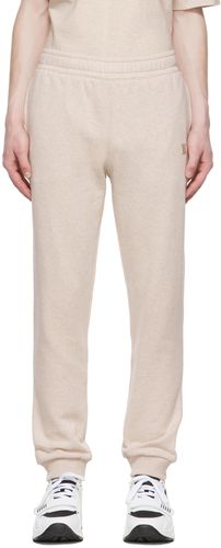 Pantalon de survêtement beige en coton - Burberry - Modalova