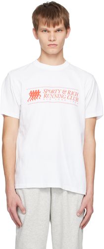 T-shirt 94 Running Club blanc - Sporty & Rich - Modalova