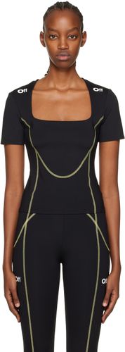 Chemise noire à coutures contrastantes - Off-White - Modalova