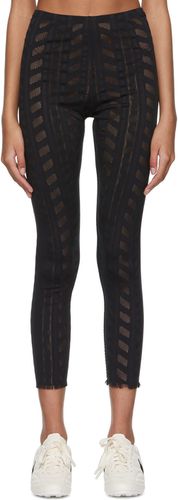 Legging noir en nylon et polyester - Pleats Please Issey Miyake - Modalova