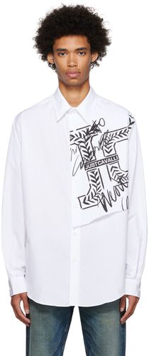 Chemise blanche à image imprimée - Just Cavalli - Modalova