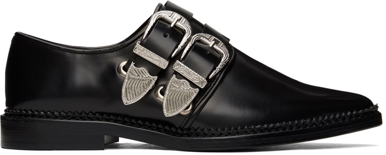 Chaussures oxford western noires exclusives à SSENSE - Toga Pulla - Modalova