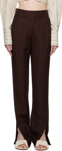 Pantalon 'Le pantalon Tibau' brun - Le raphia - Jacquemus - Modalova