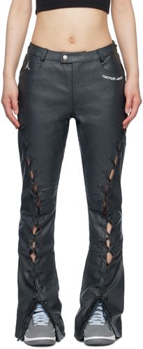 Pantalon noir en cuir édition Travis Scott - Nike Jordan - Modalova