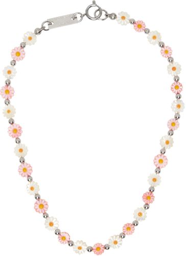 Collier rose et blanc à breloques graphiques exclusif à SSENSE - IN GOLD WE TRUST PARIS - Modalova