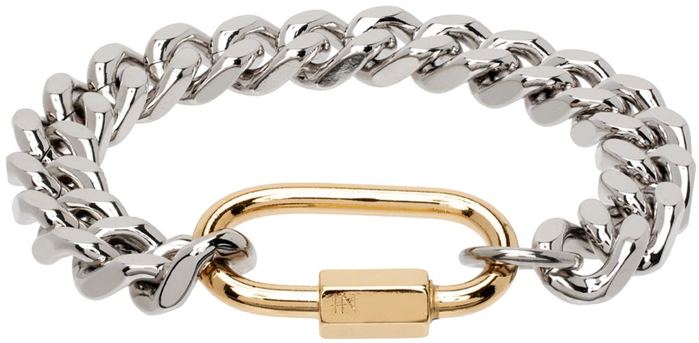 Bracelet-chaînette à maillons gourmette argenté - IN GOLD WE TRUST PARIS - Modalova