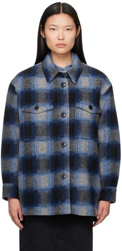 Blouson Harveli bleu marine - Isabel Marant Etoile - Modalova