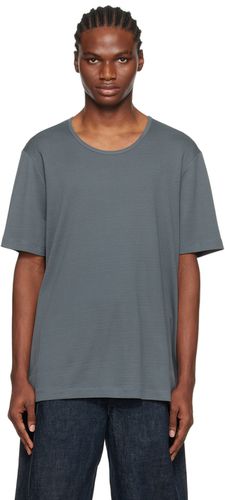 T-shirt gris à encolure arrondie - LEMAIRE - Modalova