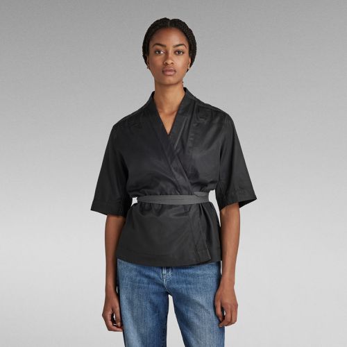 Haut E Wrap - Noir - Femmes - G-Star RAW - Modalova